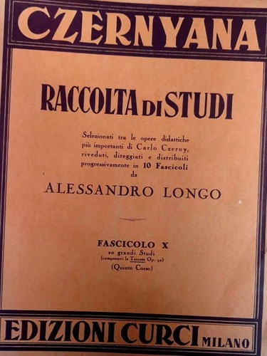 Czernyana raccolta studi - di,