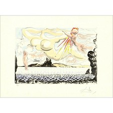 DALI Salvador - Gravure "Femme