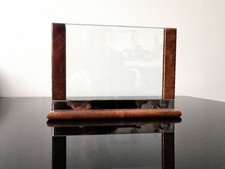 Cornice per foto Art Déc Trussardi, placata in Oro Bianco