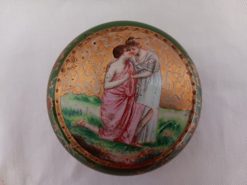 Antica scatola con coperchio - antica,