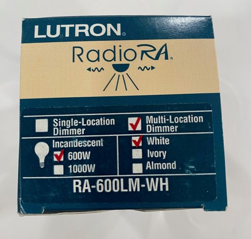 Dimmer lutron 600lm wh - dimmer,