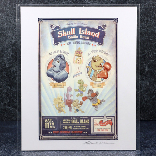 Stampa artistica skull island - stampa,