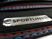  Tappetini per BMW X1 F48 dall'anno 2015 buona qualità velluto // logo Sportline