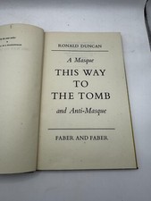 This Way to the Tomb: A Masque