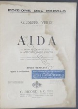 Opera Sheet Music - G. Verdi -
