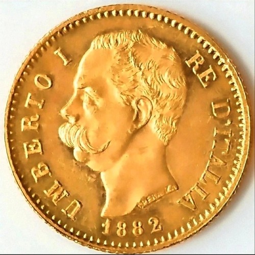 Italia 1882 umberto i 20 - umberto,