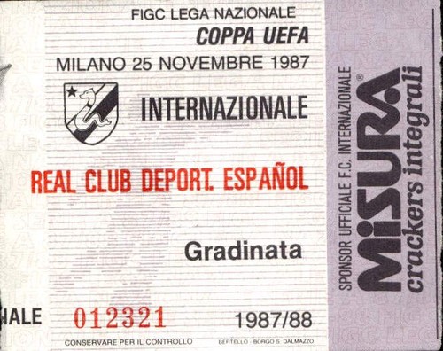 Biglietto stadio coppa - stadio,
