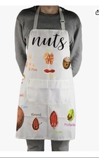 Grembiule da cucina design noce cravatta schiena regolabile al collo