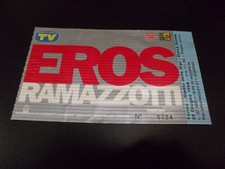 EROS RAMAZZOTTI 25.06.98 TORINO - CONCERT TICKET/BIGLIETTO CONCERTO