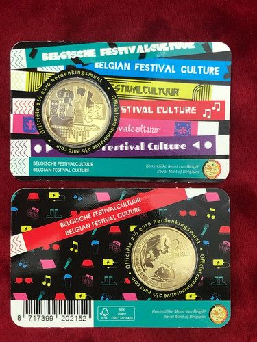 Belgio coin card euro 2023 - coin,