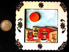 QUADRETTO IN LEGNO DIPINTO -