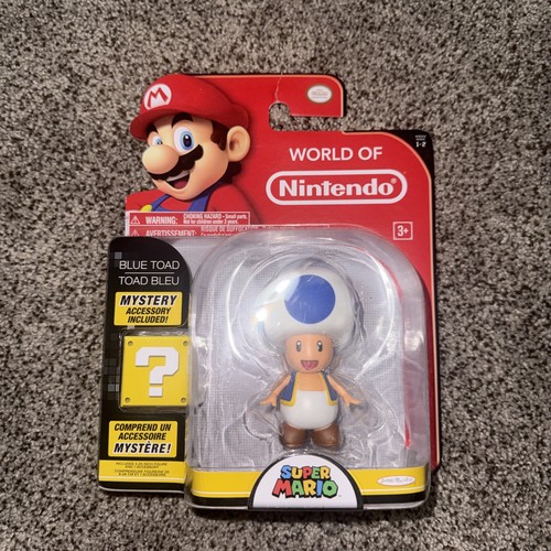 World nintendo blue toad - of,