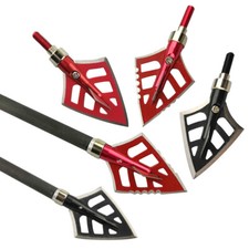 6/12pz 125gr Teste Larghe Tiro con l'Arco Punte Vite Punti Arco Caccia