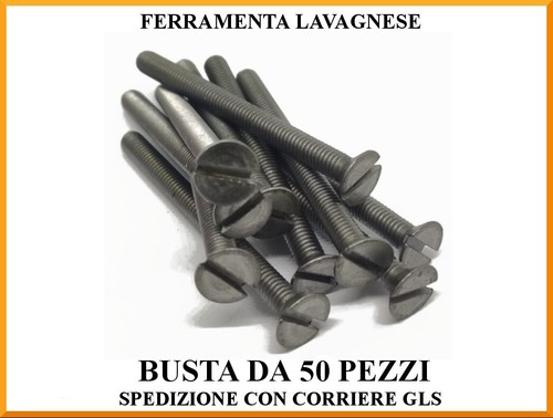 Viti ferro grezzo testa - in,