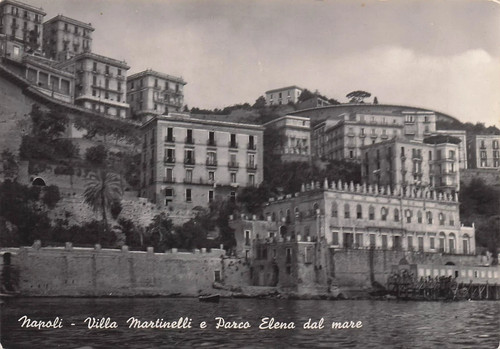 26c cartolina napoli villa - napoli,