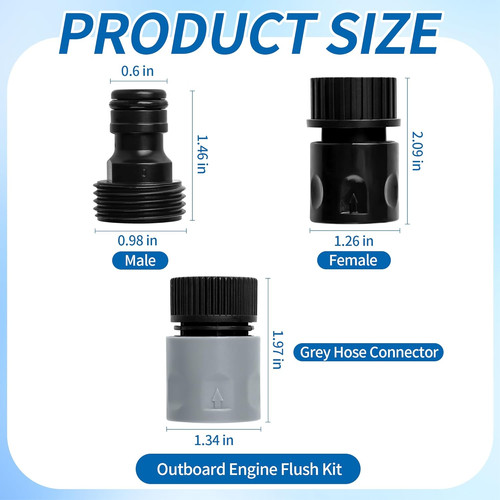 Kit scarico motore fuoribordo - kit,