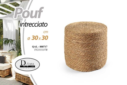 Pouf sgabello poggiapiedi - pouf,