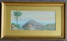 Quadro a guazzo firmato