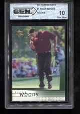 Tiger Woods RC 2001 Upper Deck