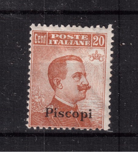1921 piscopi sovrastampati - 1921-22,
