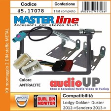 MASCHERINA RADIO 2 DIN DACIA