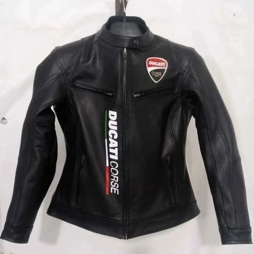 Giacca pelle moto uomo ducati - moto,