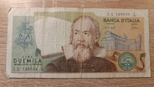 2000 Lire Galileo Galilei Banca d'Italia BB+ N.113