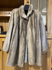 Pelliccia Di Visone Grigio Vera