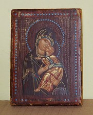 Icona Russa Antica • Madonna