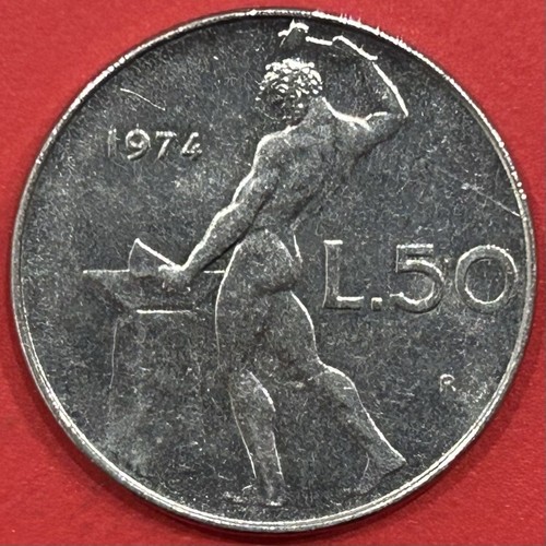 Moneta lire - 50, 1974