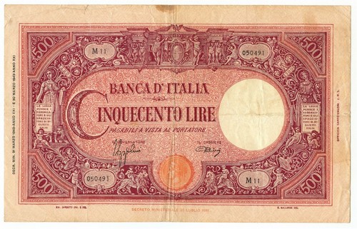500 lire barbetti grande - grande, c