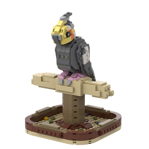 Moc 124853 pappagallo animale - moc-124853,