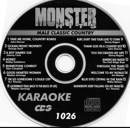 Male classic country karaoke - classic,