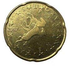 Moneta centesimi slovenia - moneta,