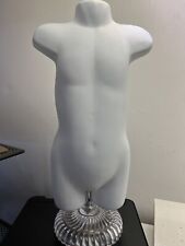 Manichino mezzo busto Bambino con piantana in Plastica altezza regolabile