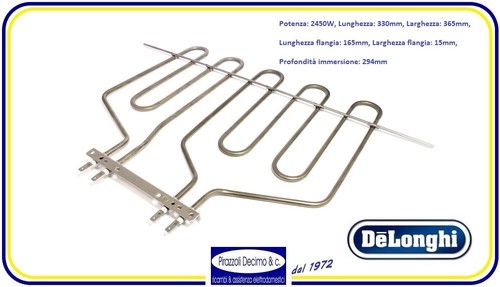 Delonghi resistenza doppia - delonghi,