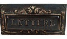 BUCALETTERE BUCA LETTERE LETTERA PLACCA CON SPORTELLINO POSTA POSTALE 13636