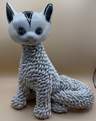 Rara scultura gatto spaghetti