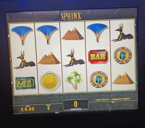 Scheda slot machine sphynx - scheda,