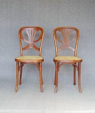 2 Chaises Thonet N°642, 1910