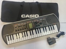 Casio SA-81 Tastiera a 44 tasti MINI Nera con borsa e alimentatore
