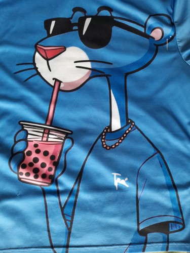 Blue pink panther all - blue,
