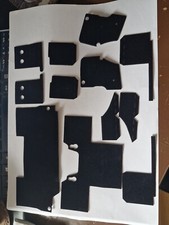 ScaleArt 1:14 RC Camion Mercedes AROCS Set Tappeto Cabina (Autoadesivo Nero)