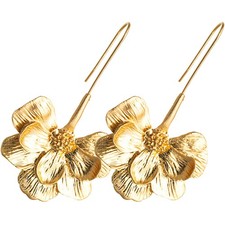  Orecchini a goccia di fiore a