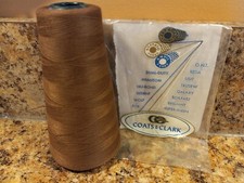 Coats&Clark Filo a Cono Doppio Duty Dacron Core-Cotone Wrap Taglia:100/80 3.000yd? Brn