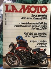 La Moto Aprile 1981 Laverda 1000 Jota Gilera 125 Replica Gori Mc 125 G81