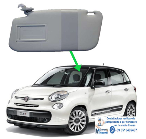 Fiat 500l pantina parasole - pantina,