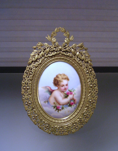 Antica placca cherubino