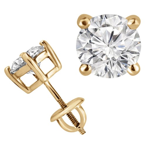 Orecchini oro con diamanti - oro,