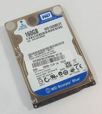 Disco rigido notebook 160 GB Western Digital SATA 2,5" WD Scorpio Blue WD1600BEVT